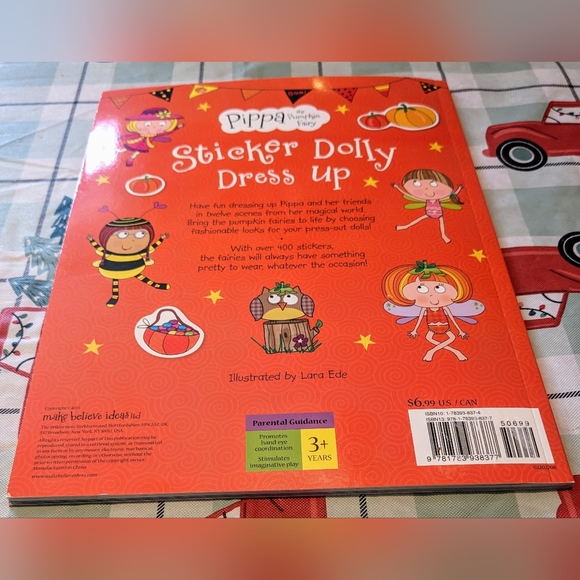 Pippa The Pumpkin Fairy Sticker Dolly Dress Up - Picture 2 of 2